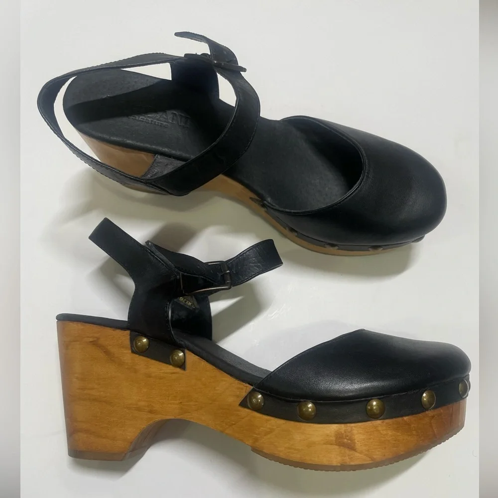 Cordani Black Clogs 9.5 - Picture 12 of 13